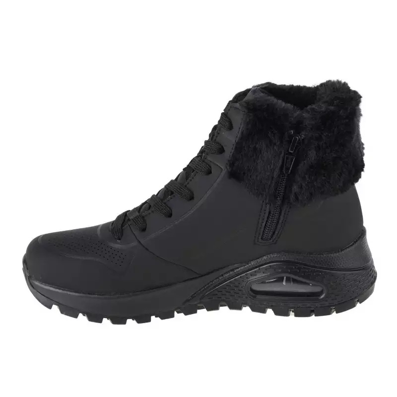 Dámské kotníkové zimní boty SKECHERS-Uno Rugged Fall Air black - 