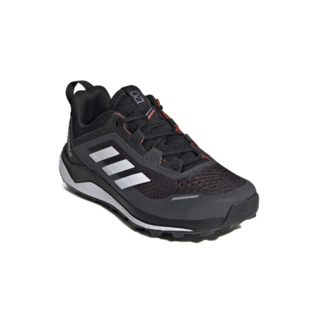 Dámská nízká turistická obuv ADIDAS-Terrex Agravic Flow core black/crystal white/solar red