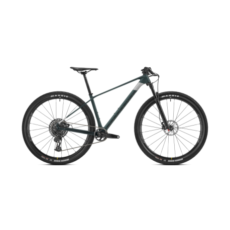 Horské kolo MONDRAKER-Podium Carbon, translucent green carbon/racing silver