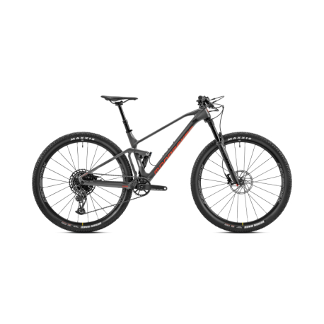 Horské kolo MONDRAKER-F-Podium Carbon DC, nimbus grey/carbon/flame red, size S