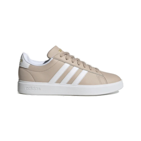 Dámská rekreační obuv ADIDAS-Grand Court 2.0 wonder taupe/cloud white/gold metallic