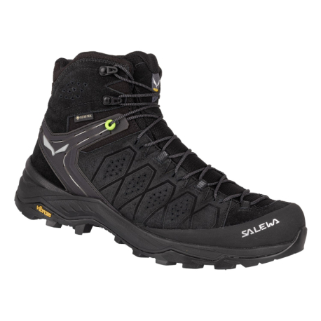 Pánská kotníková turistická obuv SALEWA-Alp Trainer 2 Mid GTX black/black