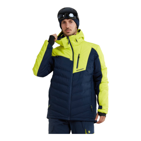 Pánská lyžařská bunda FUNDANGO-Willow Padded Jacket-520-lime