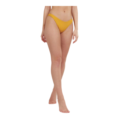 Dámské plavky spodní díl FUNDANGO-Madison High Cut Bottoms-235-dirt yellow