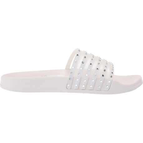 Dámské šlapky (plážová obuv) SKECHERS-Pops Up Sheer Me Out white