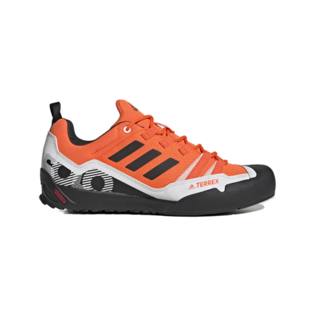 Pánská nízká turistická obuv ADIDAS-Terrex Swift Solo Approach impact orange/core black/white