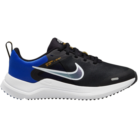 Chlapecká sportovní obuv (tréninková) NIKE-Downshifter 12 black/racer blue/laser orange/white