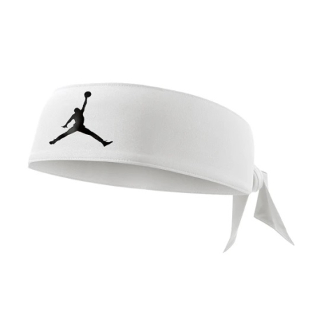 Čelenka NIKE-JORDAN DRI-FIT HEAD TIE WH/BK