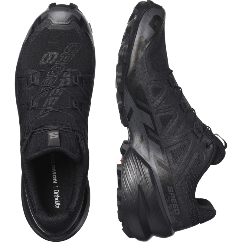 Pánská běžecká trailová obuv SALOMON-Speedcross 6 black/black/phantom - 