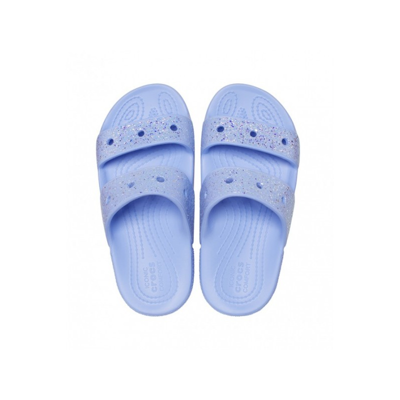 Dívčí sandály CROCS-Classic Crocs Glitter Sandal moon jelly - 