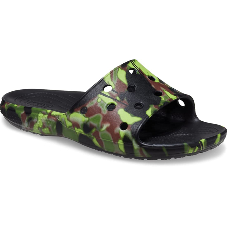 Šlapky (plážová obuv) CROCS-Classic Crocs Spray Camo Slide black