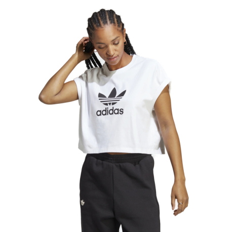 Dámské triko s krátkým rukávem ADIDAS ORIGINALS-SHORT TEE-WHITE