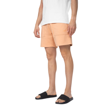 Pánské teplákové kraťasy 4F-SHORTS CAS  M074-64S-SALMON CORAL