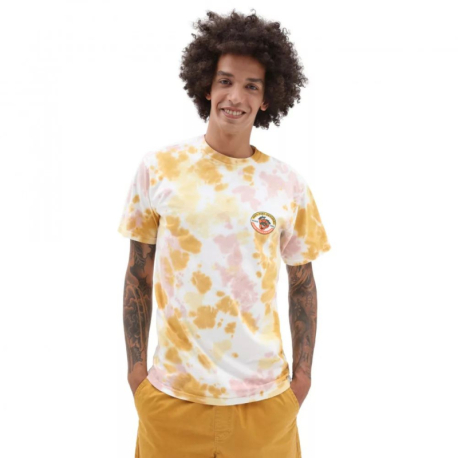 Pánské triko s krátkým rukávem VANS-HAVE A PEEL TIE DYE SS TEE-NARCISSUS-ROSE SMOKE