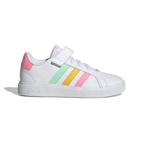 Dívčí rekreační obuv ADIDAS-Grand Court cloud white/pulse mint/beam pink