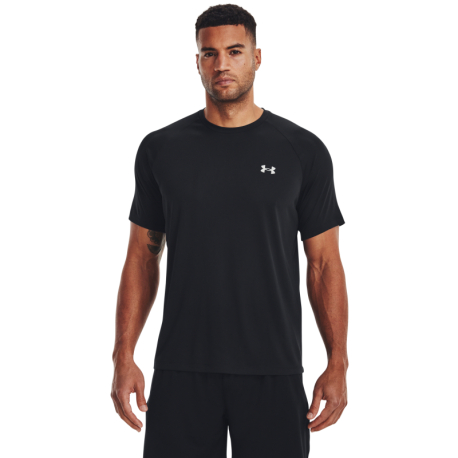 Pánské tréninkové tričko s krátkým rukávem UNDER ARMOUR-UA Tech Reflective SS-BLK