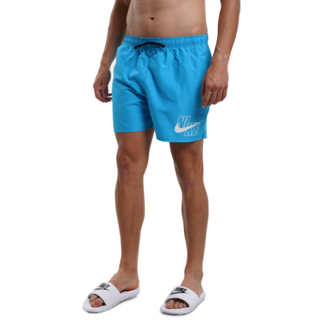 Pánské plavky NIKE SWIM-Logo Lap 5 inch-406 Laser blue