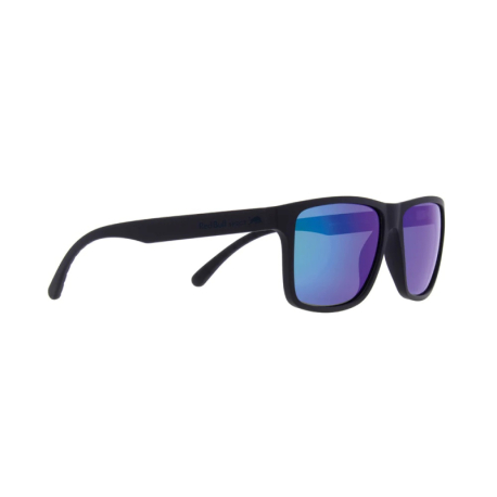 Sluneční brýle RED BULL SPECT-MAZE-004P, matt soft touch black, smoke with purple green mirror, CAT 3, 58-15-