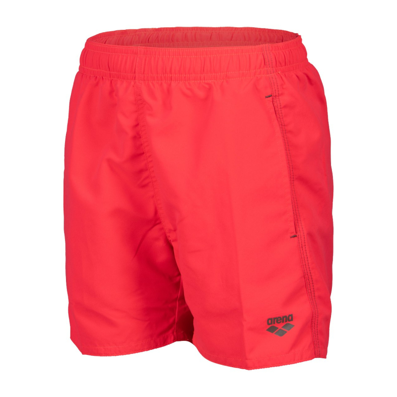 Juniorské plavky ARENA-BOYS BEACH BOXER SOLID R Red - 