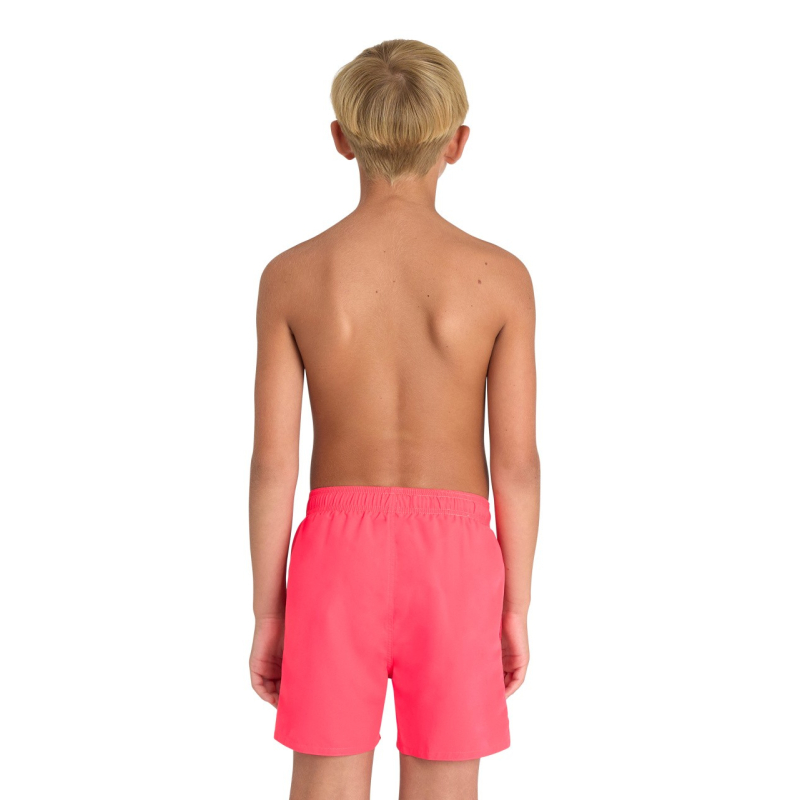 Juniorské plavky ARENA-BOYS BEACH BOXER SOLID R Red - 