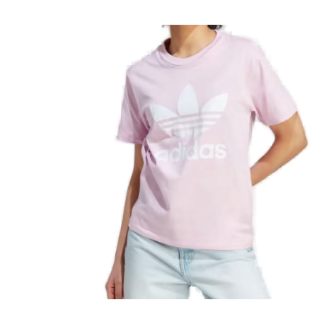 Dámské triko s krátkým rukávem ADIDAS ORIGINALS-TREFOIL TEE-IK4039-orchid fusion