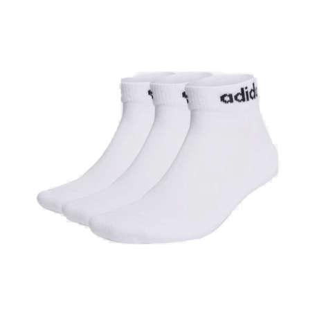 Ponožky ADIDAS-C LIN ANKLE 3P-3 pack-WHITE/BLACK