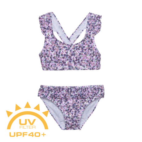 Dívčí plavky COLOR KIDS-Bikini W. Short Skirt, lavender mist