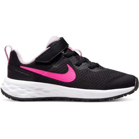 Dívčí sportovní obuv (tréninková) NIKE-Revolution 6 PSV black/pink foam/hyper pink