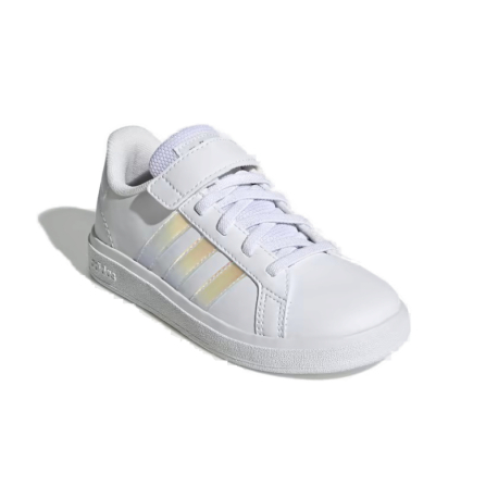 Dívčí rekreační obuv ADIDAS-GRAND COURT 2.0 EL  FTWWHT/IRIDES/FTWWHT