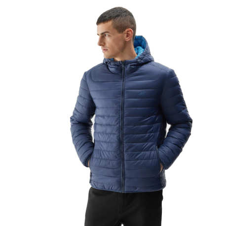 Pánská turistická bunda 4F-DOWN JACKET-AW23TDJAM242-31S-NAVY