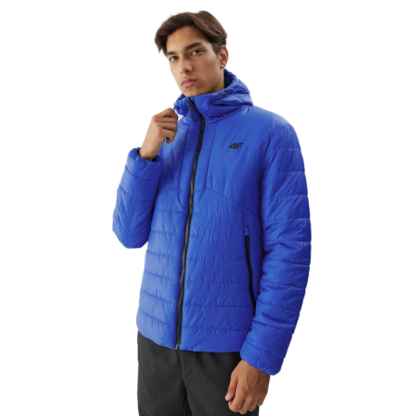 Pánská turistická bunda 4F-DOWN JACKET-AW23TDJAM245-36S-COBALT