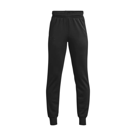 Chlapčenské zateplené tepláky UNDER ARMOUR-UA Armour Fleece Joggers-BLK 001