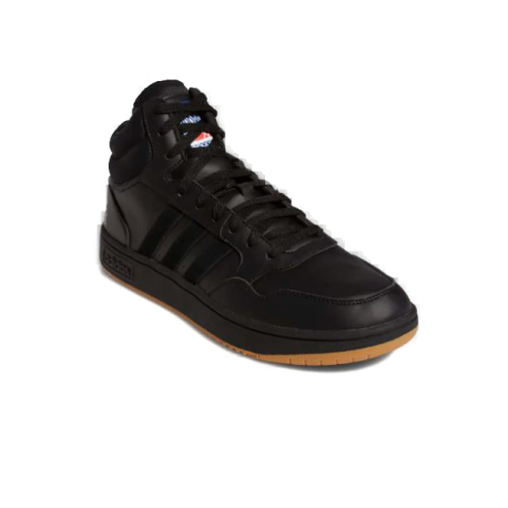 Pánská rekreační obuv ADIDAS-Hoops 3.0 Mid core black/core black/ftwr white