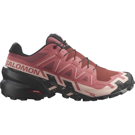 Dámská běžecká trailová obuv SALOMON-Speedcross 6 W cow hide/black/english rose