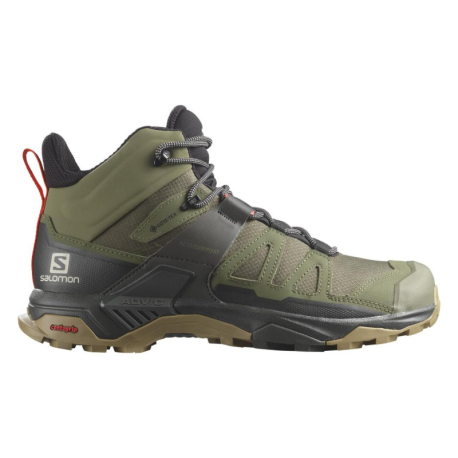 Pánská kotníková turistická obuv SALOMON-X Ultra 4 Mid GTX deep lichen green/peat/kelp