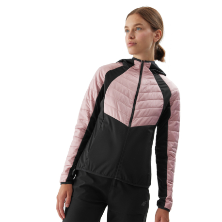 Dámská turistická bunda 4F-TECHNICAL JACKET-AW23TTJAF349-54S-PINK