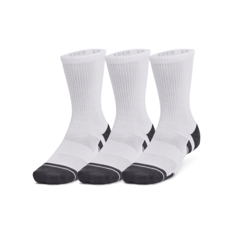 Ponožky UNDER ARMOUR-3 PACK-UA Performance Tech Crew-WHT