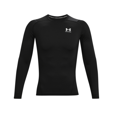 Pánské kompresní tričko s dlouhým rukávem UNDER ARMOUR-UA HG Armour Comp LS-BLK