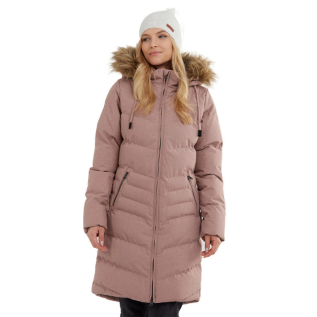 Dámská bunda FUNDANGO-Puppis Padded Jacket-325-smoke rose