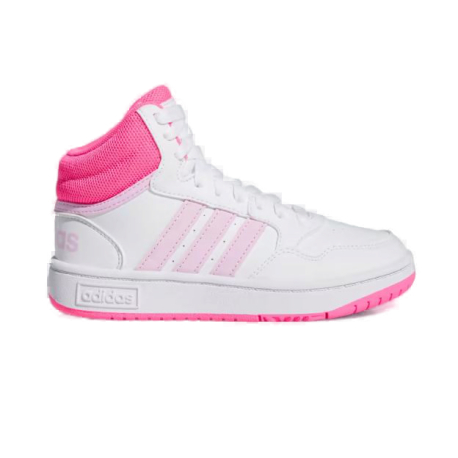 Dívčí rekreační obuv ADIDAS-Hoops 3.0 Mid K cloud white/orchid fusion/lucid pink