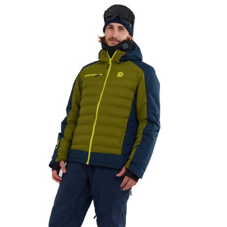 Pánská lyžařská bunda FUNDANGO-Orion Padded Jacket-565-moss