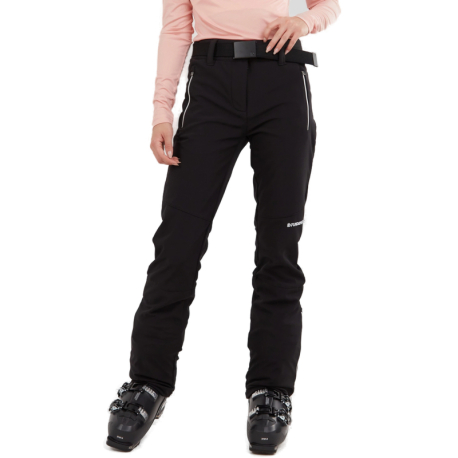 Dámské lyžařské softshellové kalhoty FUNDANGO-Galena Softshell Pants-890-black 2HAD102