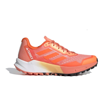 Dámská běžecká trailová obuv ADIDAS-Terrex Agravic Flow 2.0 coral fusion/impact orange/white