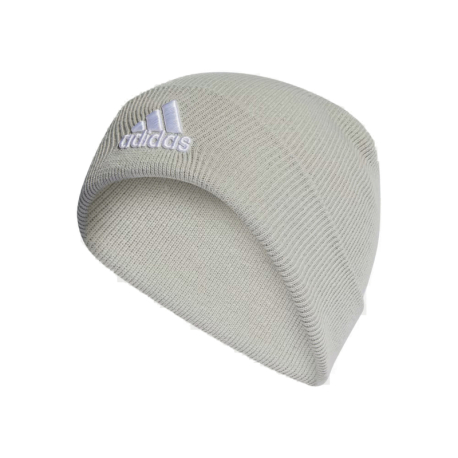 Dámská zimní čepice ADIDAS-LOGO BEANIE CUF WONSIL/WHITE