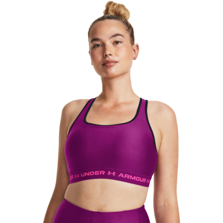 Dámská tréninková sportovní podprsenka UNDER ARMOUR-UA Crossback Mid Bra-PPL