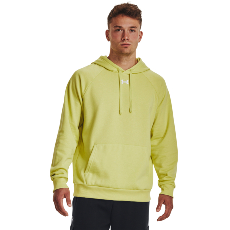 Pánská zateplená mikina s kapucí UNDER ARMOUR-UA Rival Fleece Hoodie-YLW