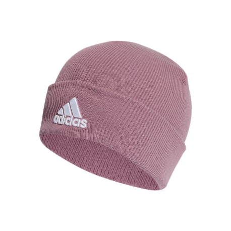 Dámská zimní čepice ADIDAS-LOGO BEANIE CUF WONORC/WHITE