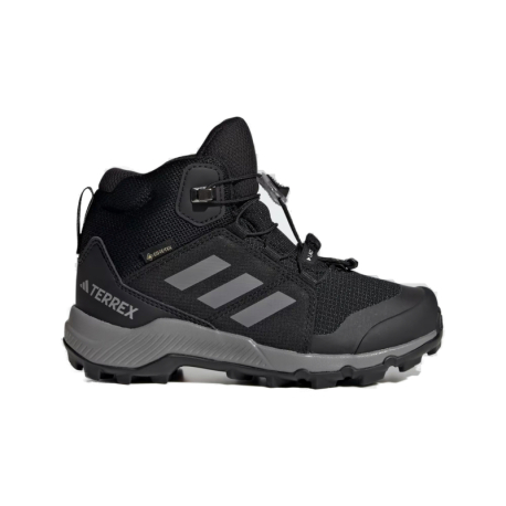 Juniorská členková turistická obuv ADIDAS-Terrex Mid Jr GTX core black/grey three/core black