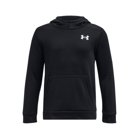 Chlapčenská zateplená mikina s kapucňou UNDER ARMOUR-UA Armour Fleece Graphic HD-BLK