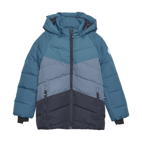 Chlapecká lyžařská bunda COLOR KIDS-Ski Jacket - Colorblock -Quilt, legion blue